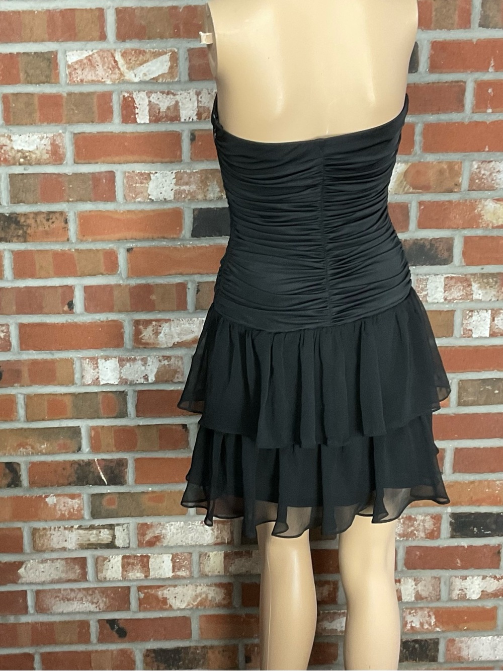 FORMAL MINI-DRESS, BODYCON RUCHING - Picture 3 of 3